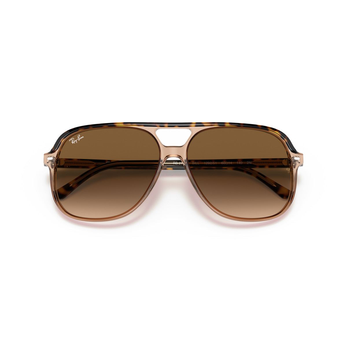 Ray-Ban Bill saulesbrilles | Havana On Transparent Brown - Light Brown Gradient