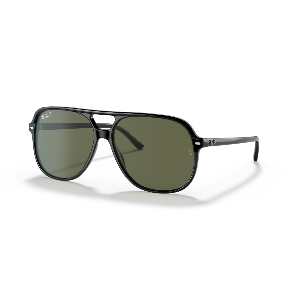 Ray-Ban Bill saulesbrilles | Polarised | Black - G-15 Green