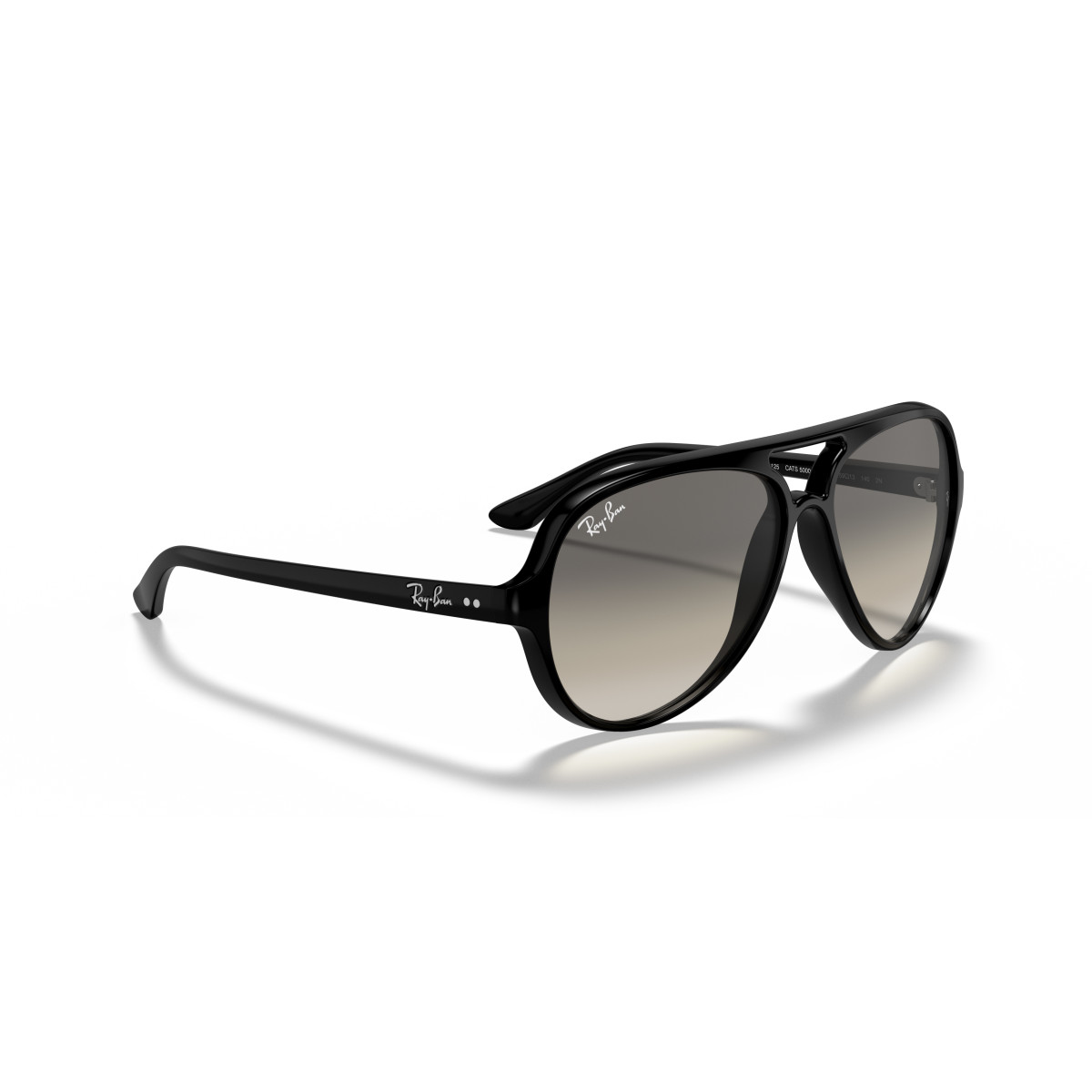 Ray-Ban Cats 5000 Classic saulesbrilles | Black - Light Grey Gradient