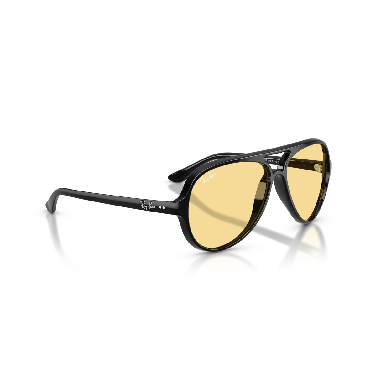 Ray-Ban Cats 5000 Classic saulesbrilles | Black - Yellow