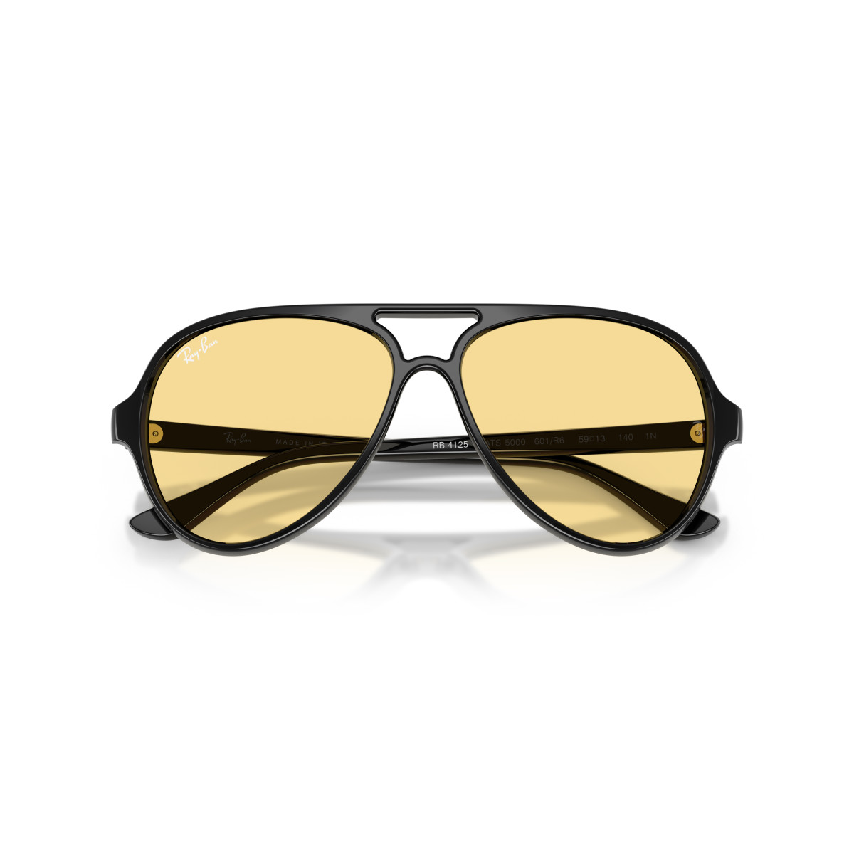 Ray-Ban Cats 5000 Classic saulesbrilles | Black - Yellow