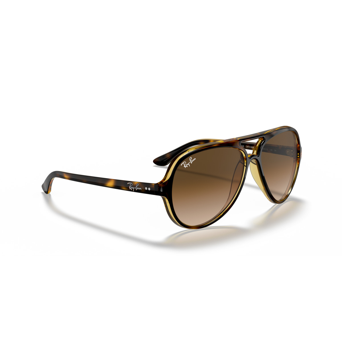 Ray-Ban Cats 5000 Classic saulesbrilles | Light Havana - Light Brown Gradient