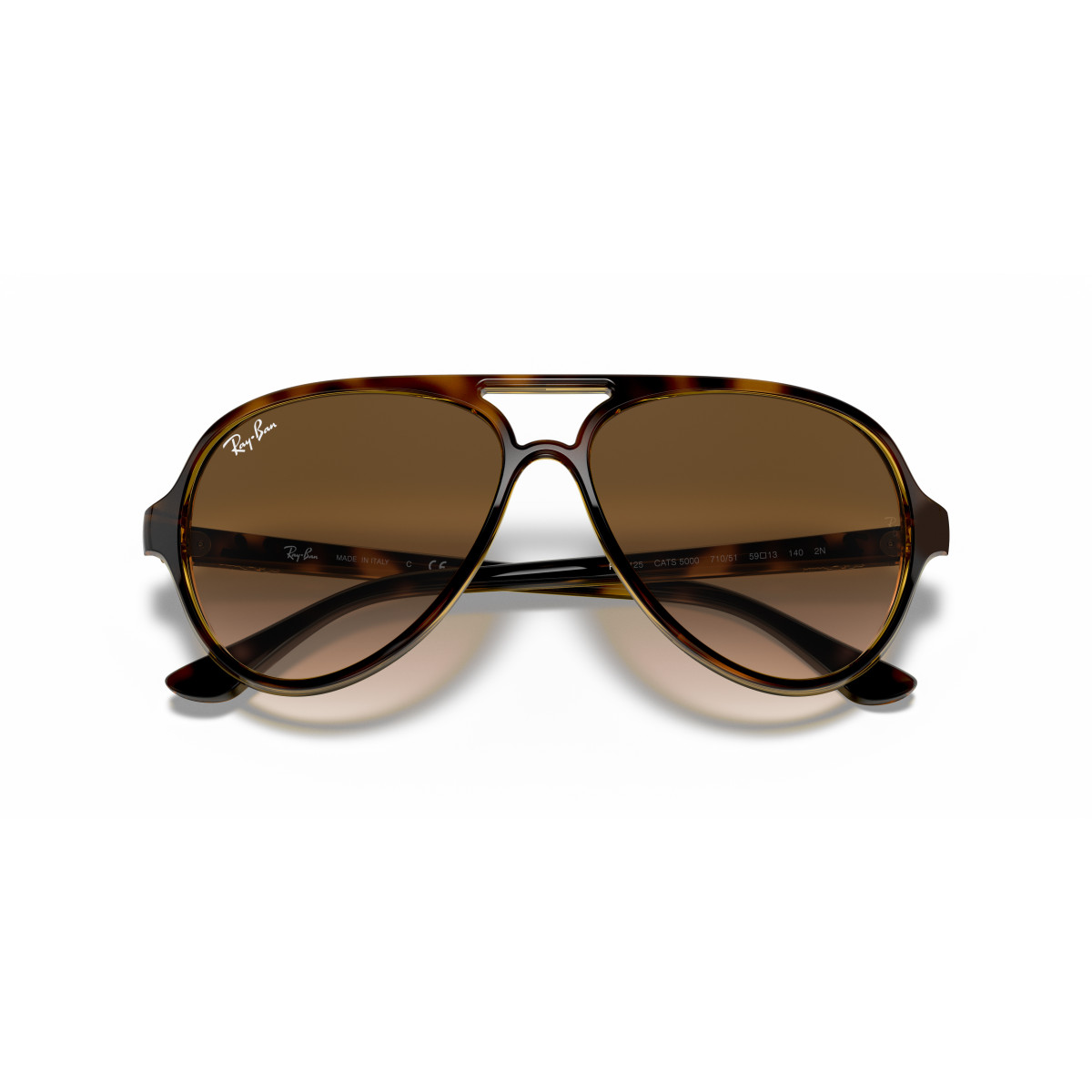 Ray-Ban Cats 5000 Classic saulesbrilles | Light Havana - Light Brown Gradient