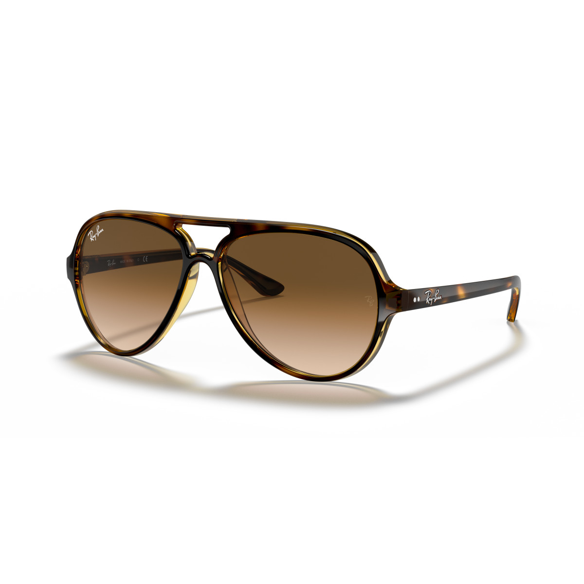 Ray-Ban Cats 5000 Classic saulesbrilles | Light Havana - Light Brown Gradient