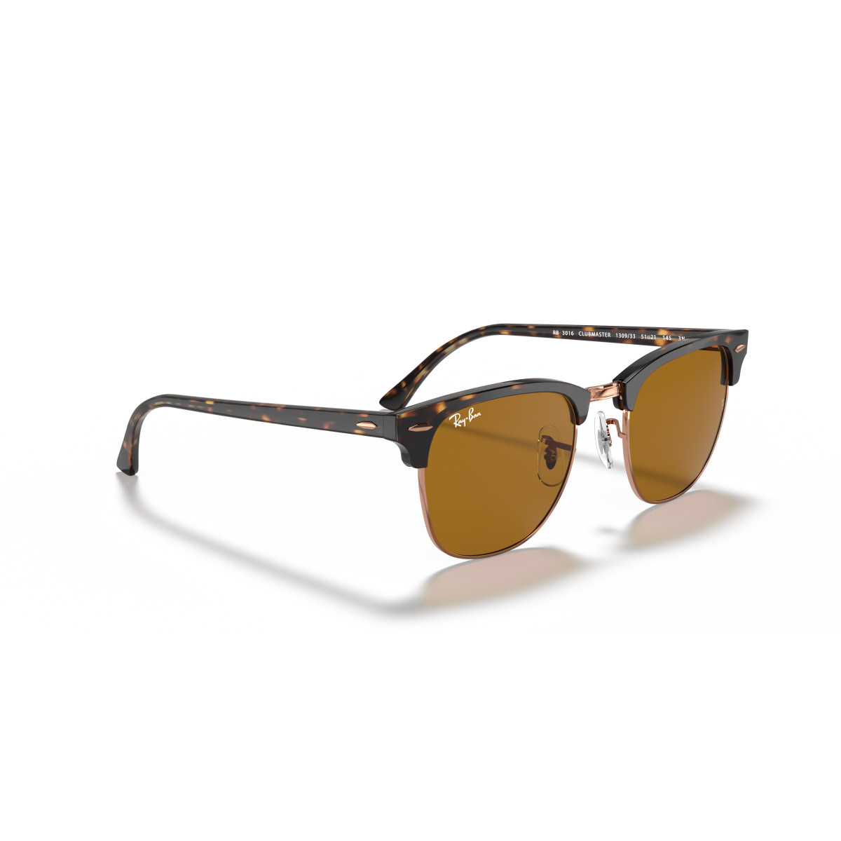 Ray-Ban Clubmaster Classic saulesbrilles | Brown Blue - B-15 Brown
