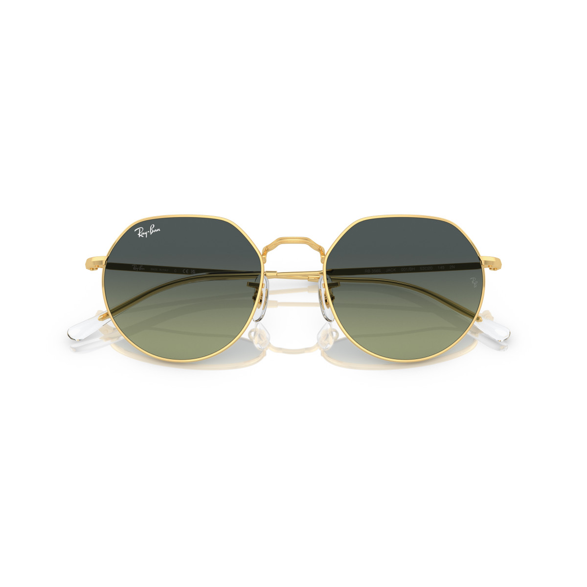 Ray-Ban Jack saulesbrilles | Arista Gold - Green Vintage