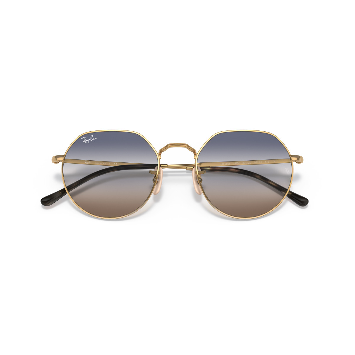 Ray-Ban Jack saulesbrilles | Arista Gold - Clear Blue