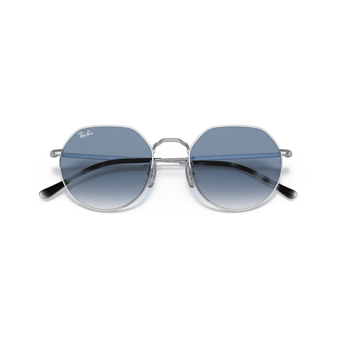 Ray-Ban Jack saulesbrilles | Silver - Blue