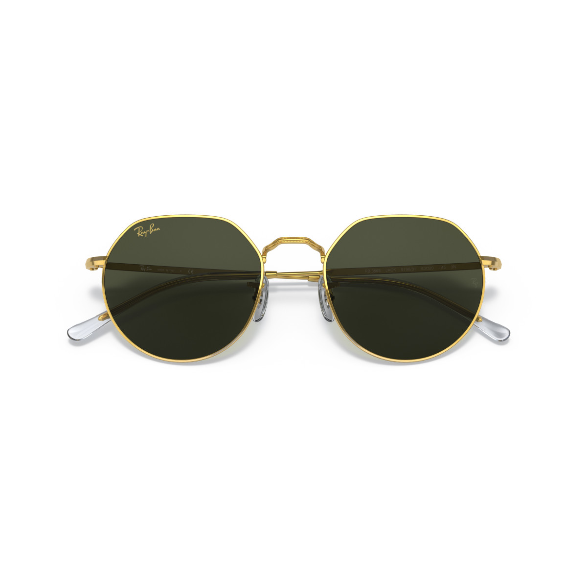 Ray-Ban Jack saulesbrilles | Gold - Green