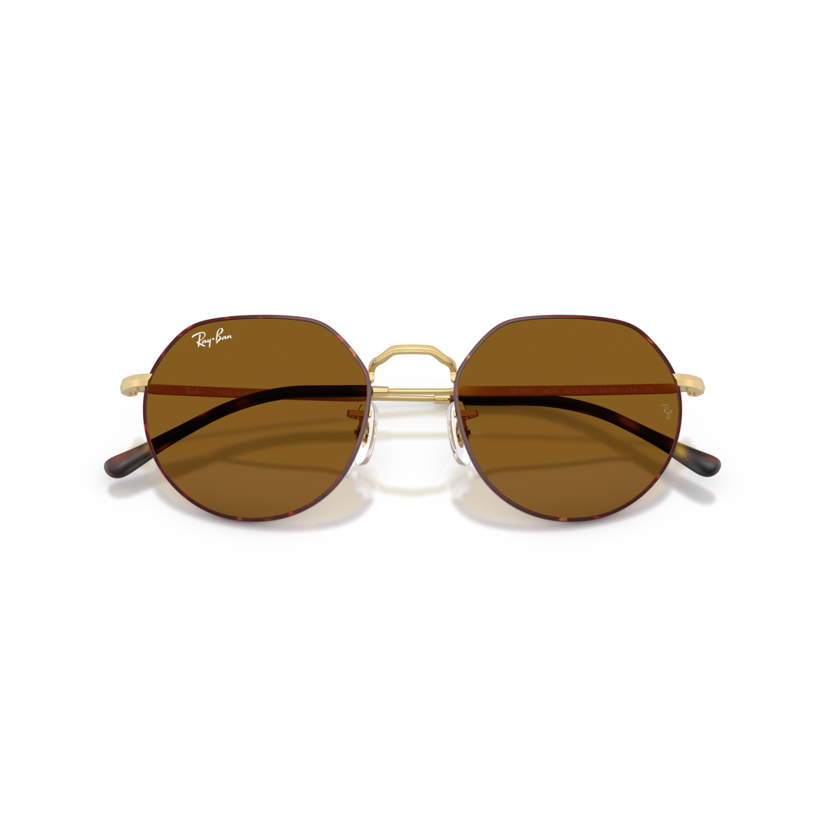 Ray-Ban Jack saulesbrilles | Matt Havana On Matt Arista Gold - Brown