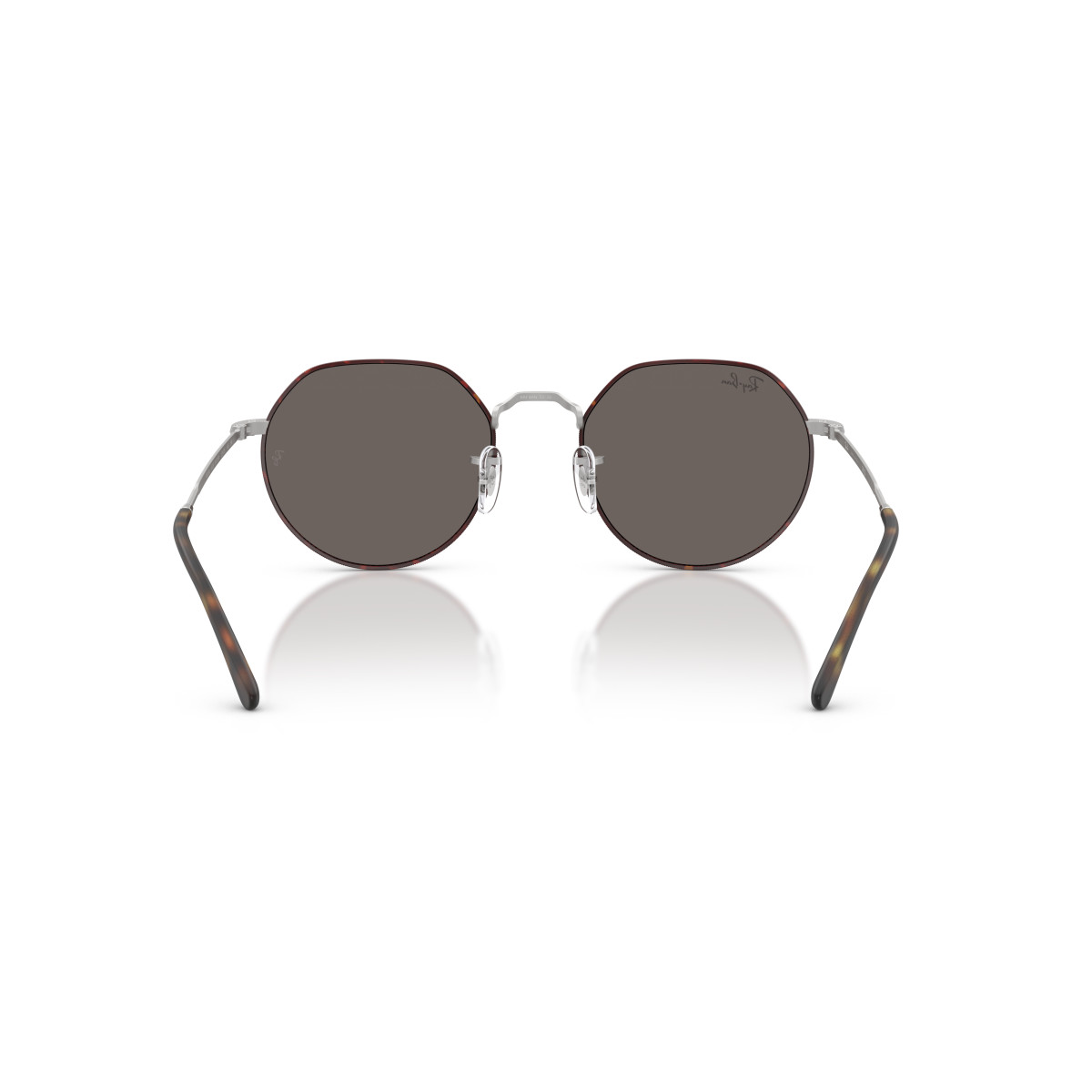 Ray-Ban Jack saulesbrilles | Matt Havana On Matt Silver - Dark Grey
