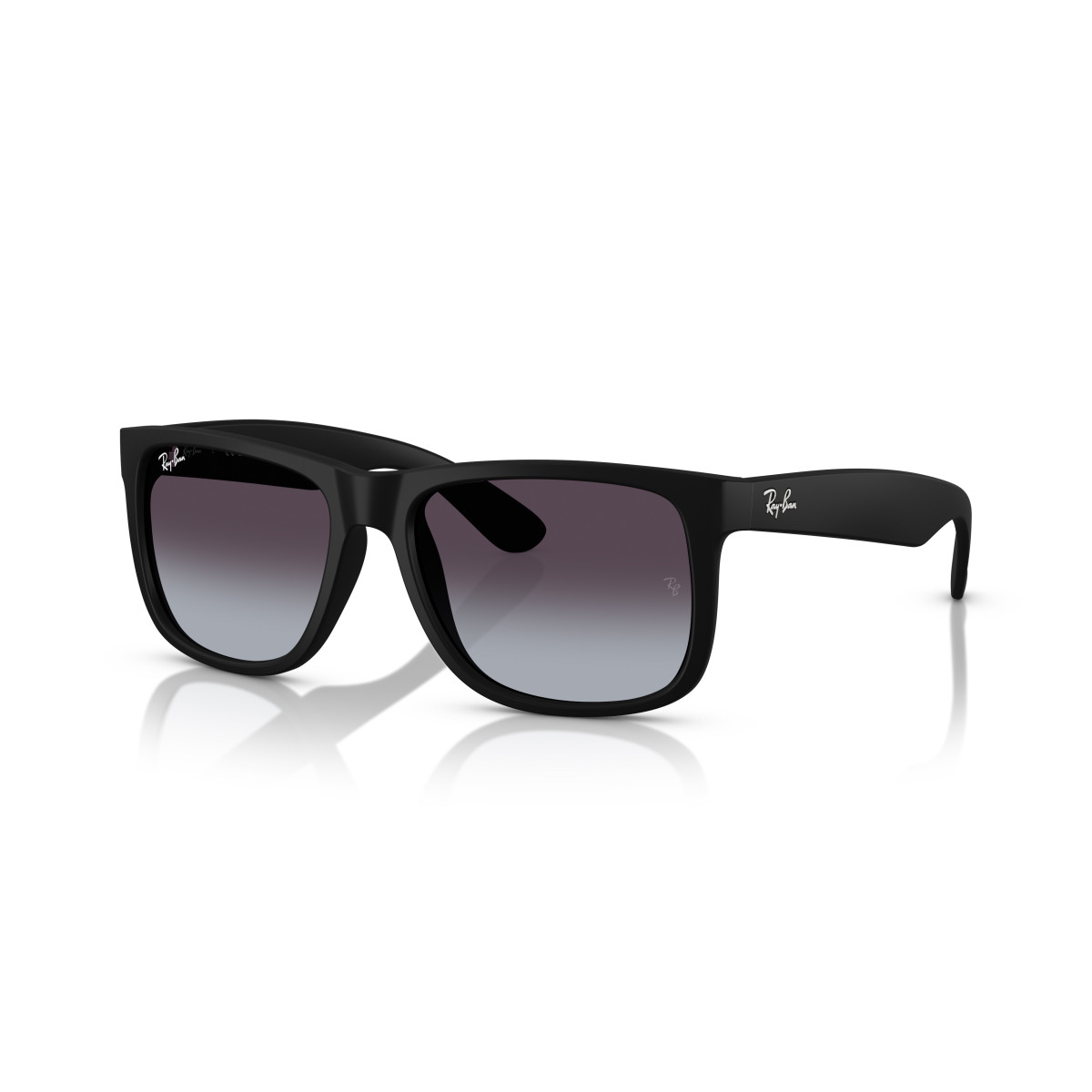 Ray-Ban Justin Classic saulesbrilles | Rubber Black - Dark Grey
