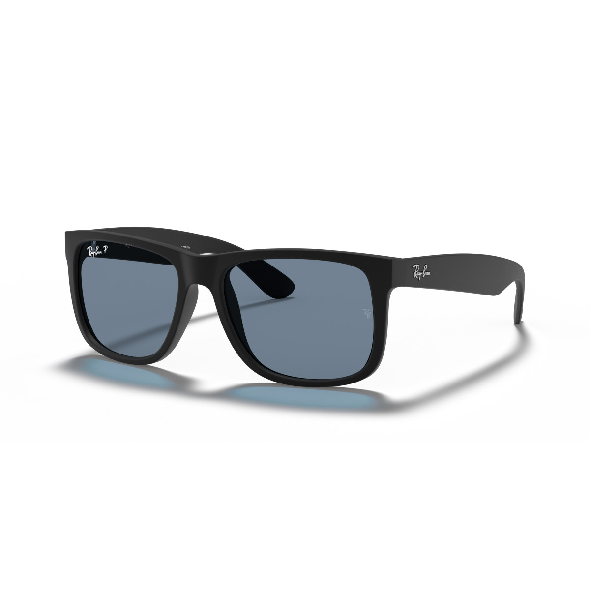 Ray-Ban Justin Classic saulesbrilles | Polarized | Rubber Black - Dark Blue