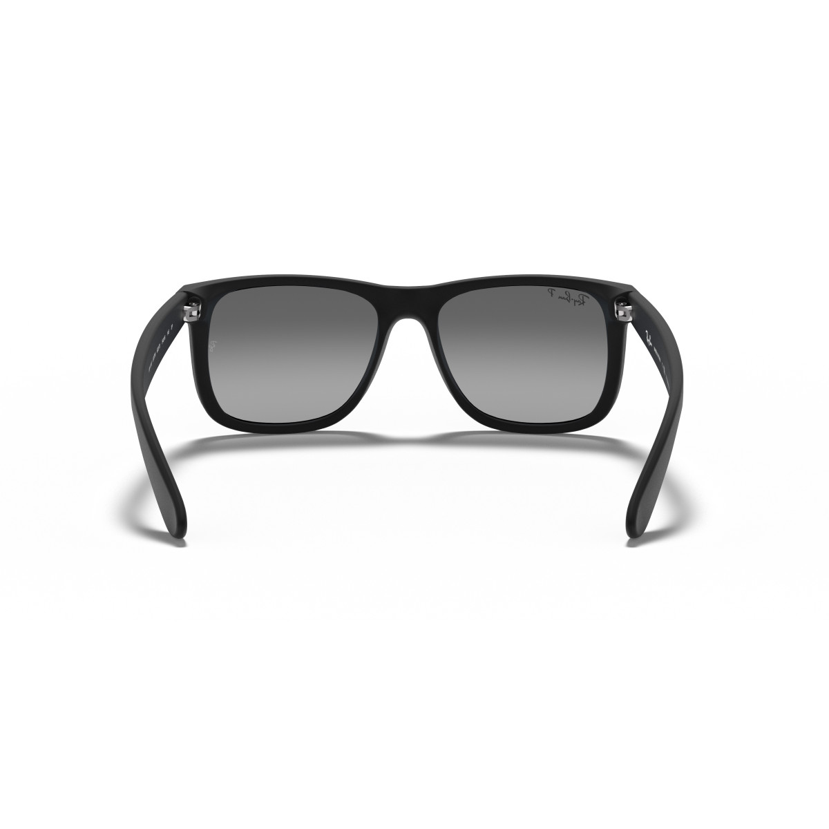 Ray-Ban Justin Classic saulesbrilles | Polarized | Rubber Black - Light Grey