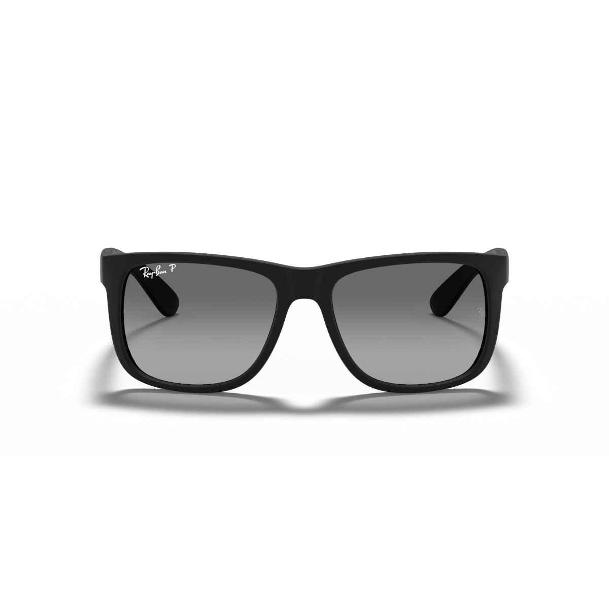 Ray-Ban Justin Classic saulesbrilles | Polarized | Rubber Black - Light Grey
