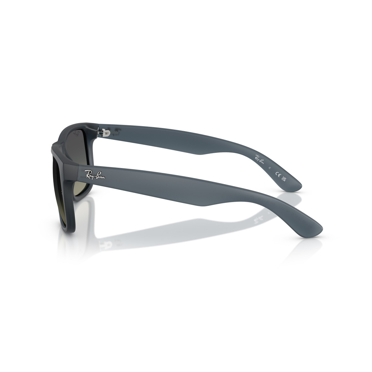 Ray-Ban Justin Classic saulesbrilles | Rubber Blue - Gradient Grey