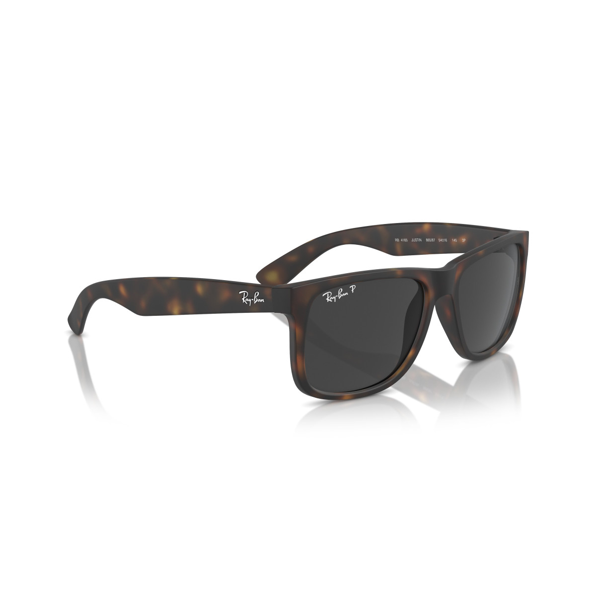 Ray-Ban Justin Classic saulesbrilles | Polarized | Havana - Dark Grey