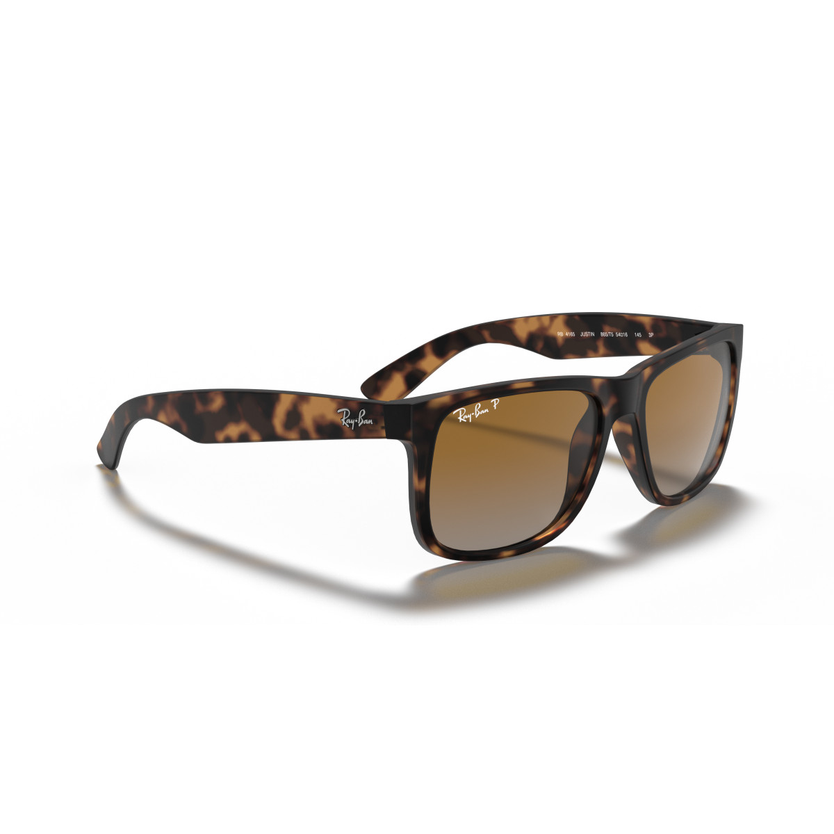 Ray-Ban Justin Classic saulesbrilles | Polarized | Havana - Brown Grey