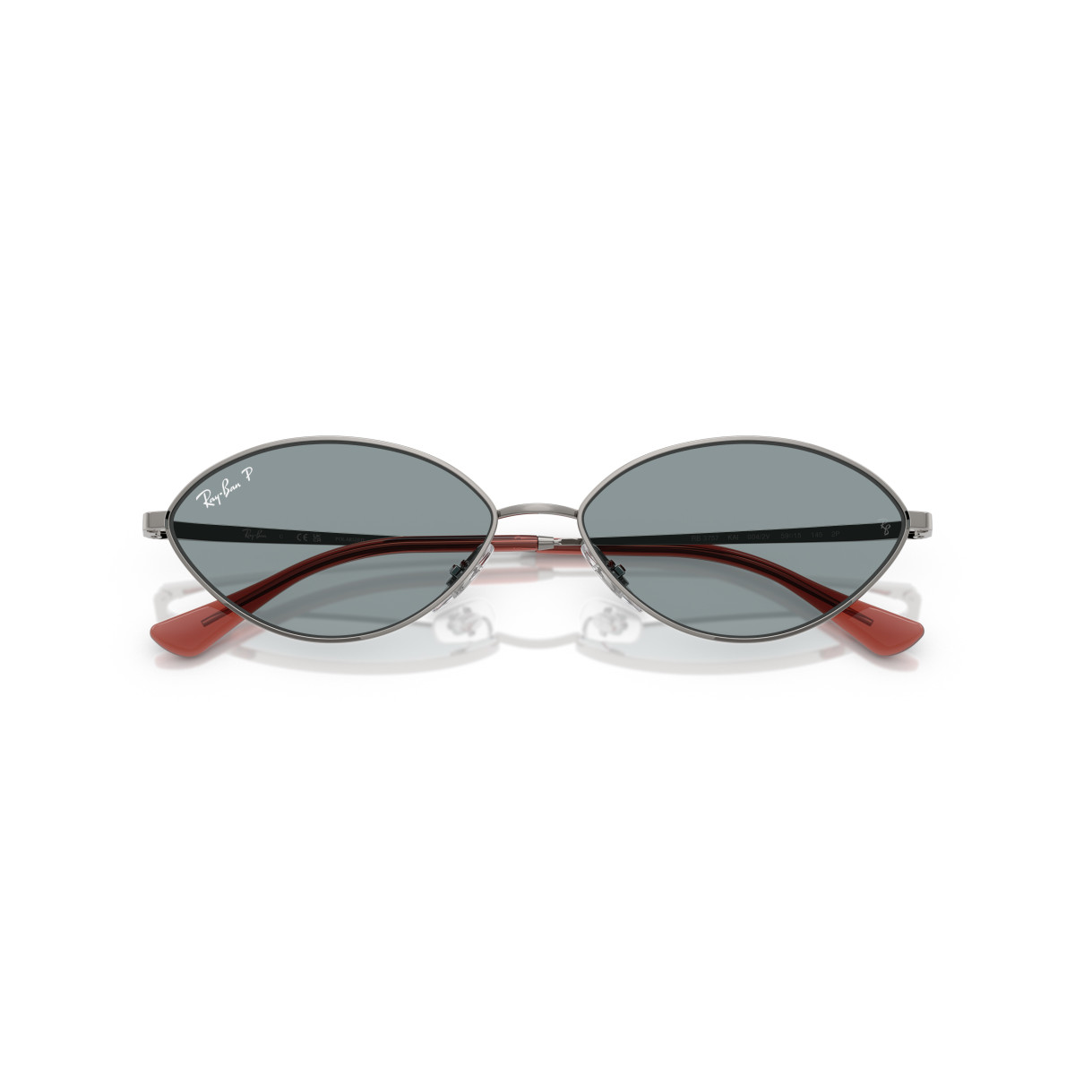Ray-Ban Kai saulesbrilles | Polarised | Gunmetal - Azure