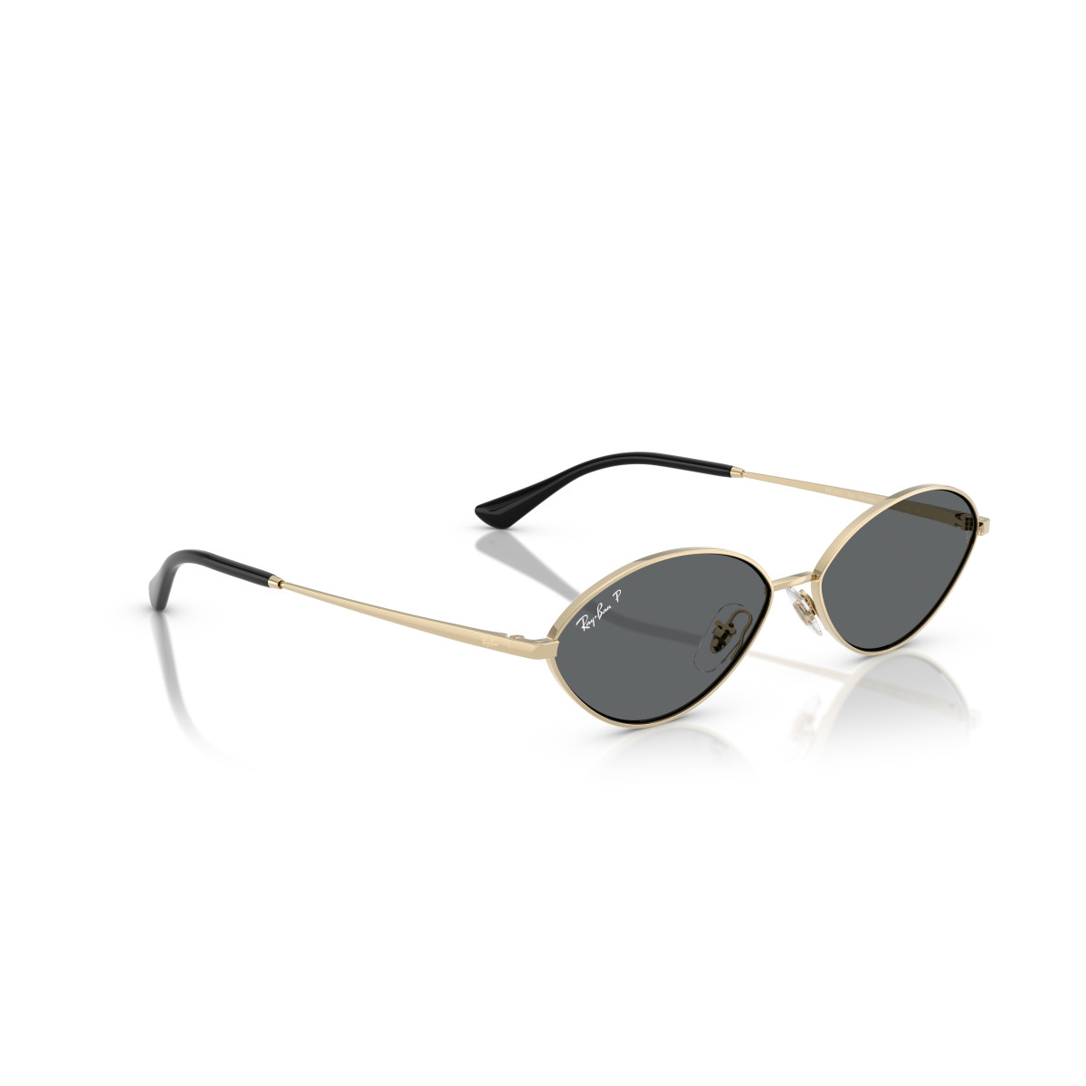 Ray-Ban Kai saulesbrilles | Polarised | Pale Gold - Dark Grey