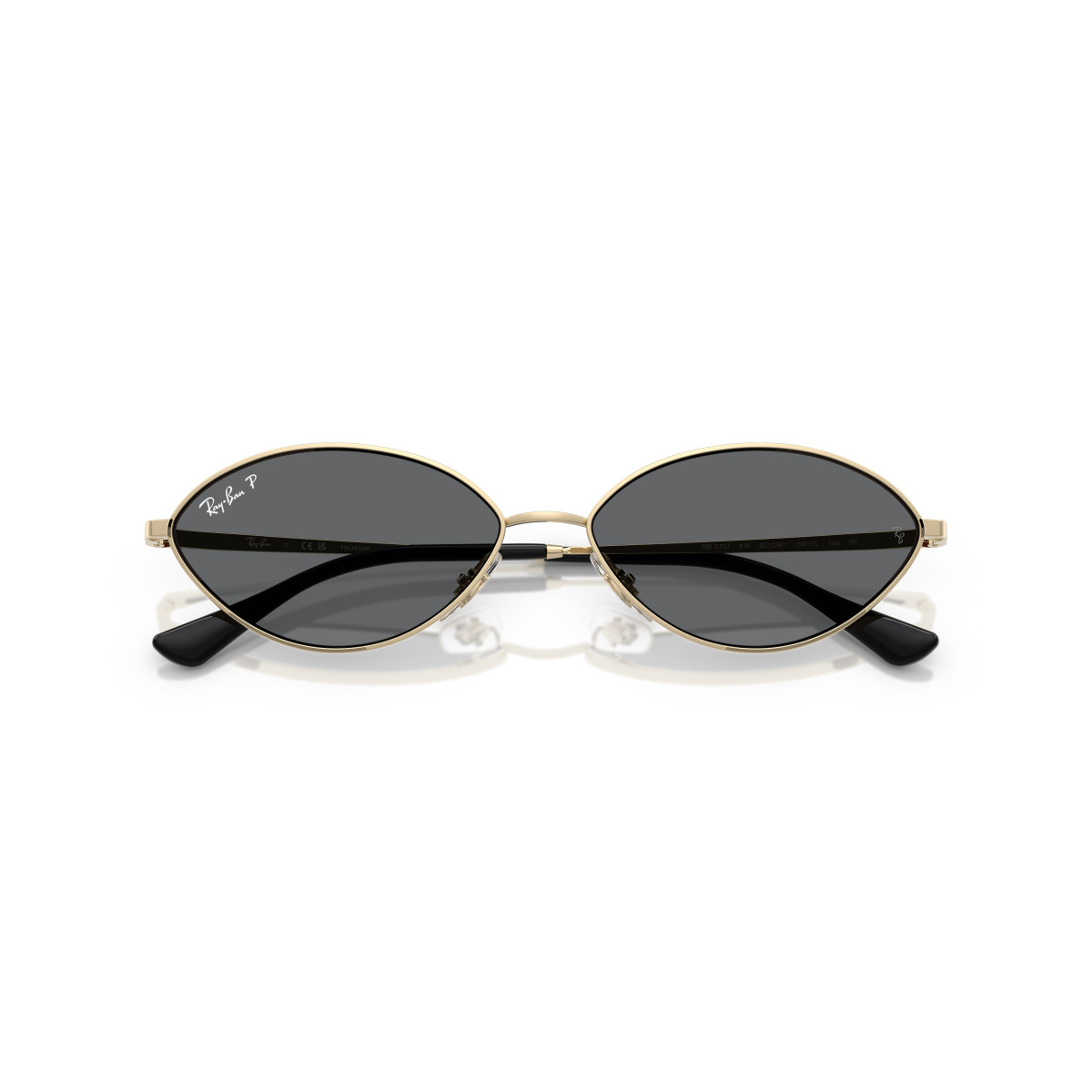 Ray-Ban Kai saulesbrilles | Polarised | Pale Gold - Dark Grey