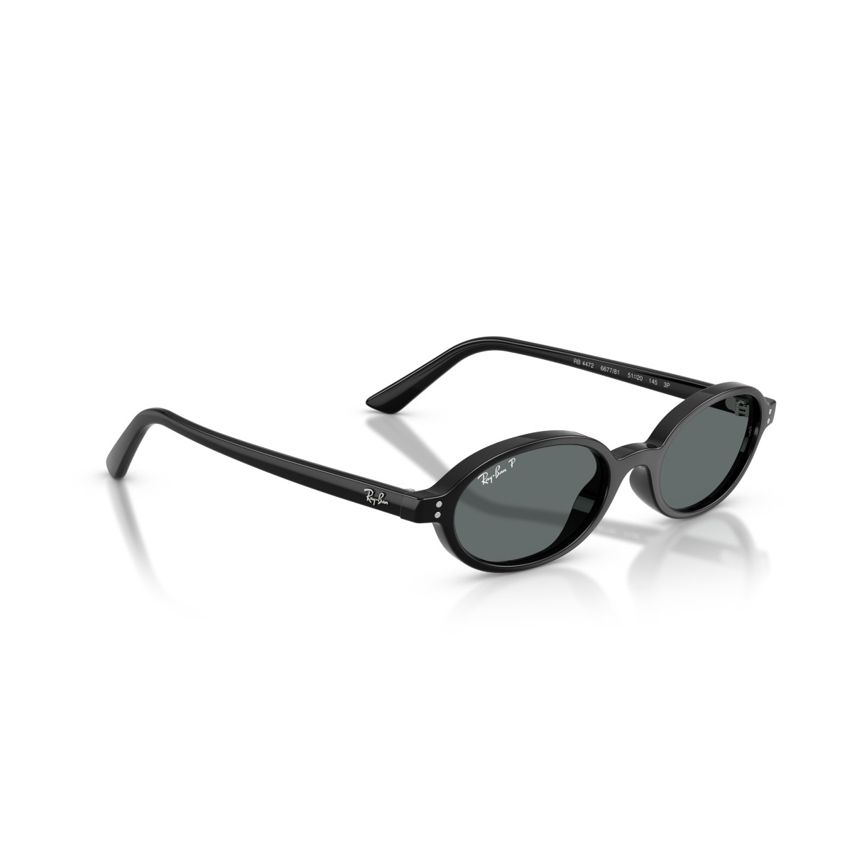 Ray-Ban Khal saulesbrilles | Polarized | Black - Dark Grey