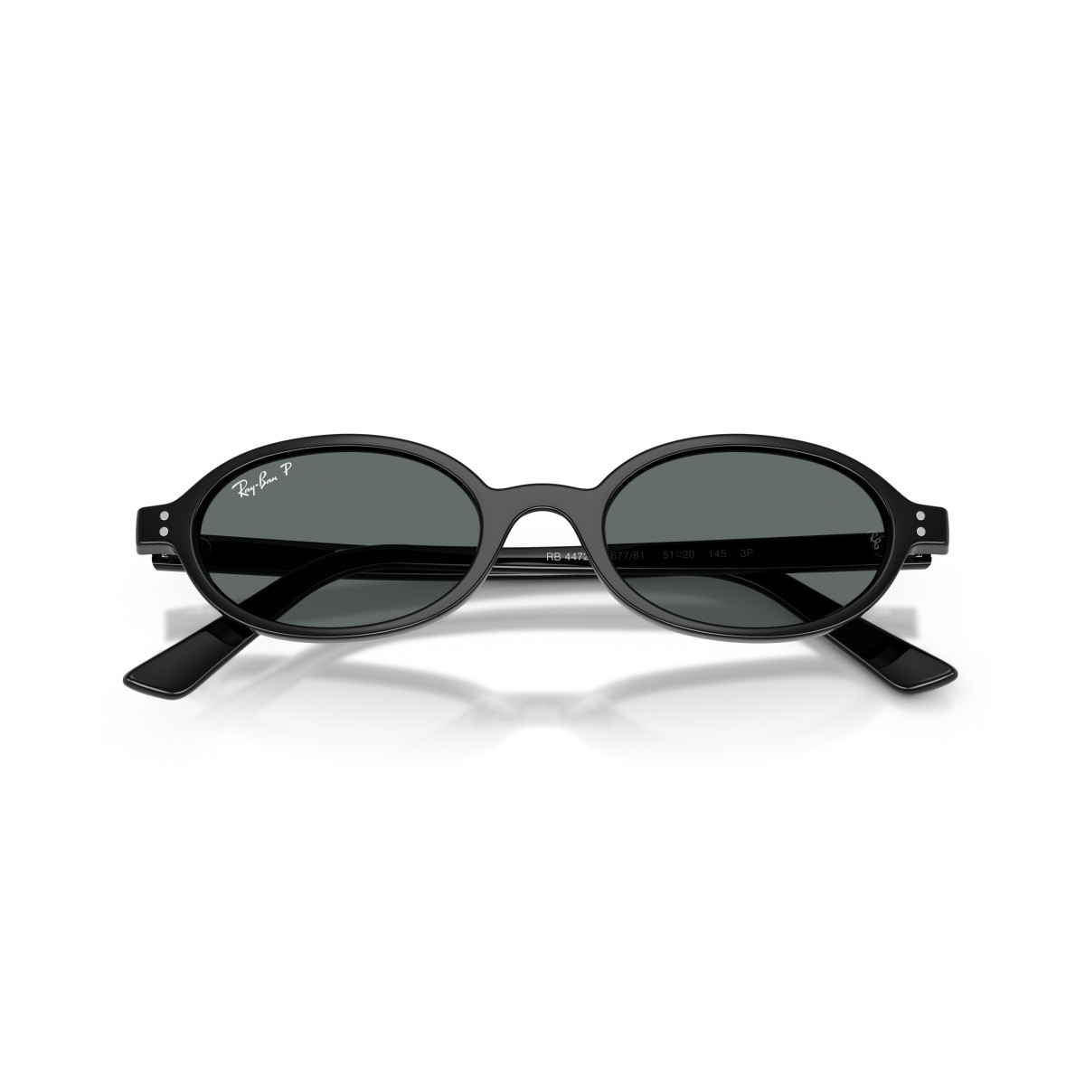 Ray-Ban Khal saulesbrilles | Polarized | Black - Dark Grey