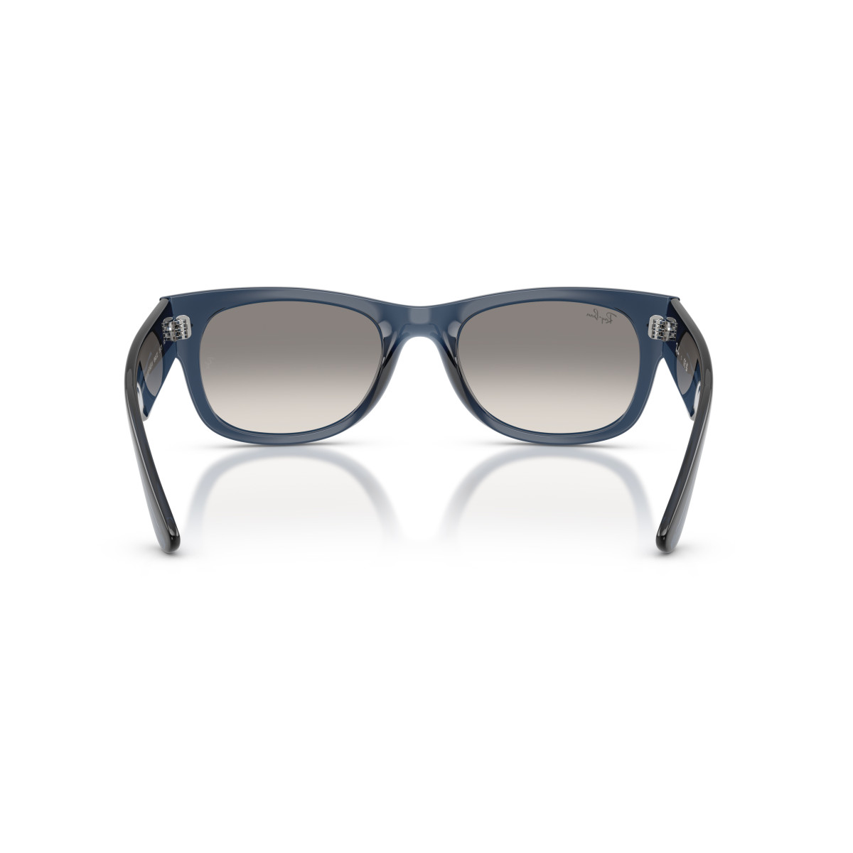 Ray-Ban Mega Wayfarer II saulesbrilles | Transparent Dark Blue - Clear Gradient Grey