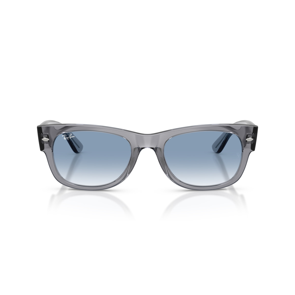 Ray-Ban Mega Wayfarer II saulesbrilles | Grey - Clear Gradient Blue