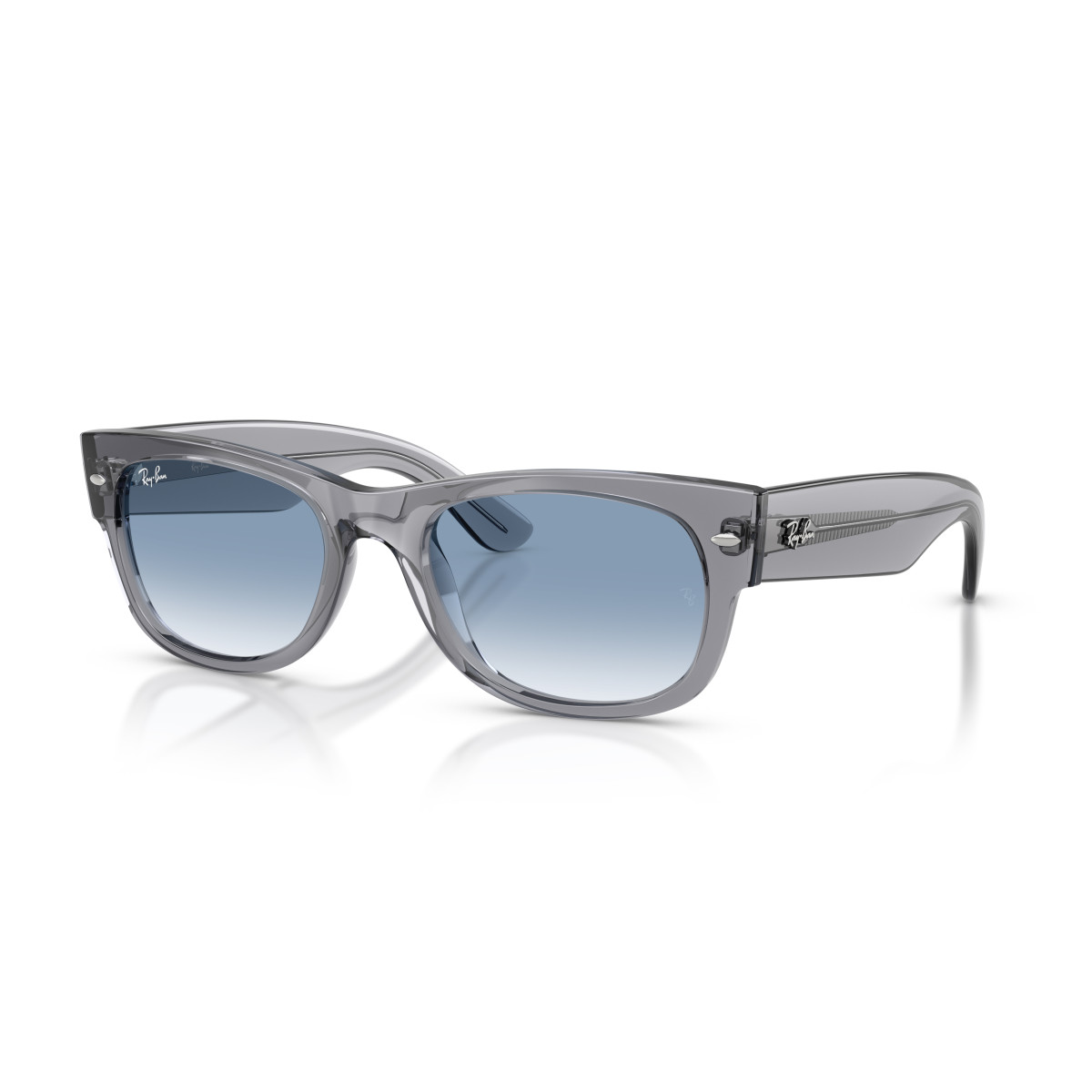 Ray-Ban Mega Wayfarer II saulesbrilles | Grey - Clear Gradient Blue