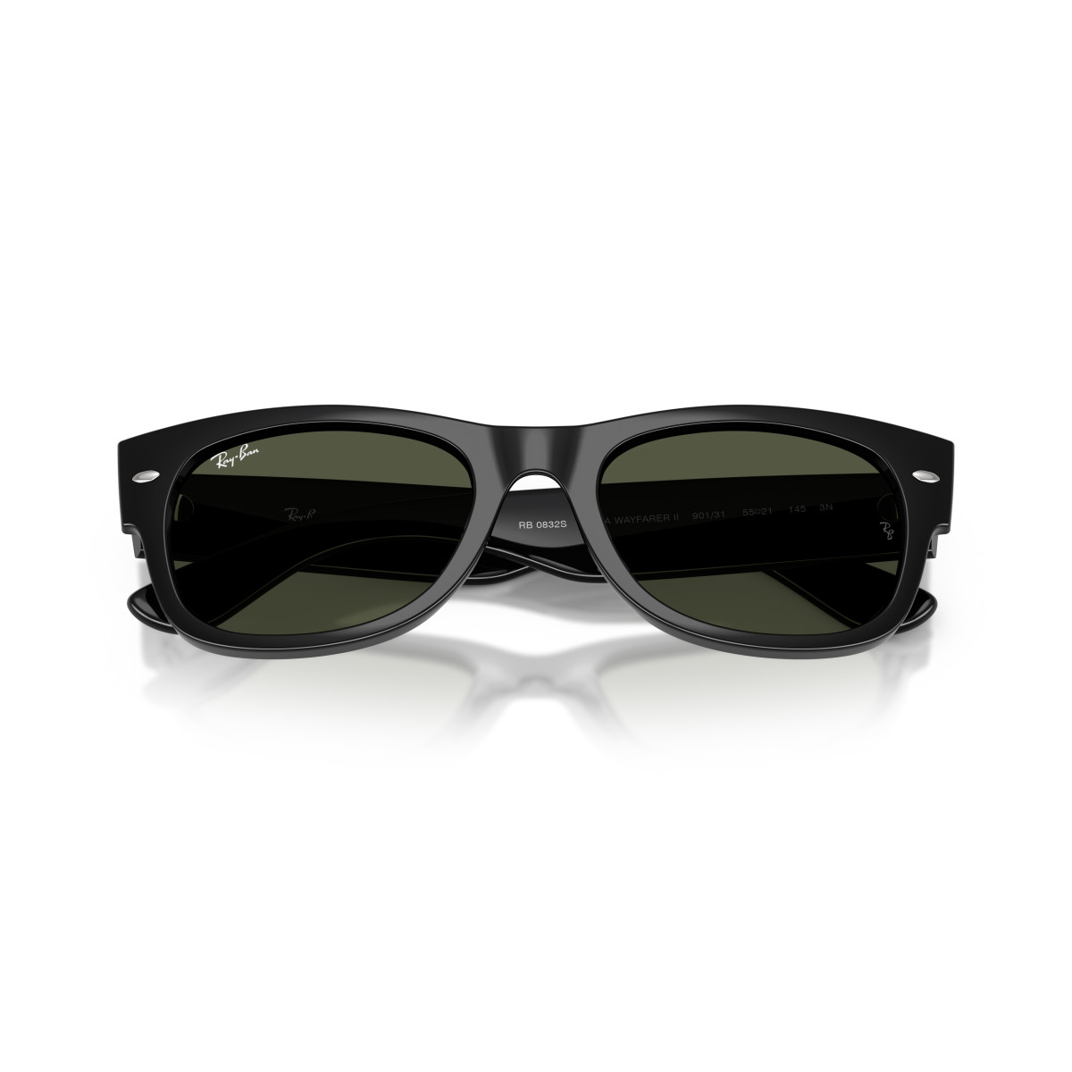 Ray-Ban Mega Wayfarer II saulesbrilles | Black - Green
