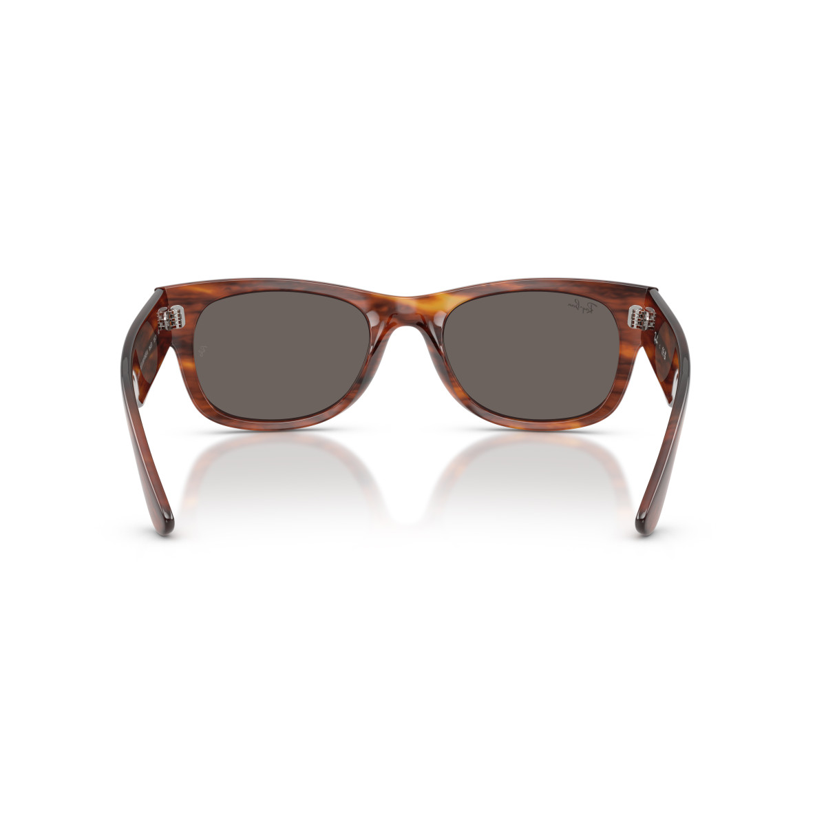 Ray-Ban Mega Wayfarer II saulesbrilles | Striped Havana - Dark Grey