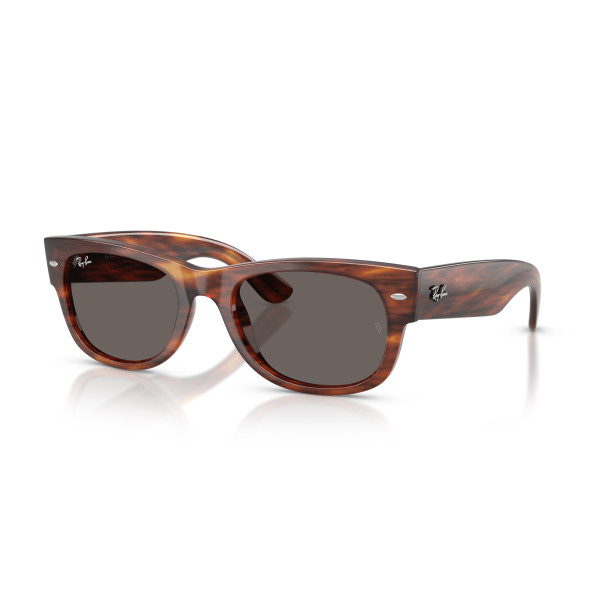 Ray-Ban Mega Wayfarer II saulesbrilles | Striped Havana - Dark Grey