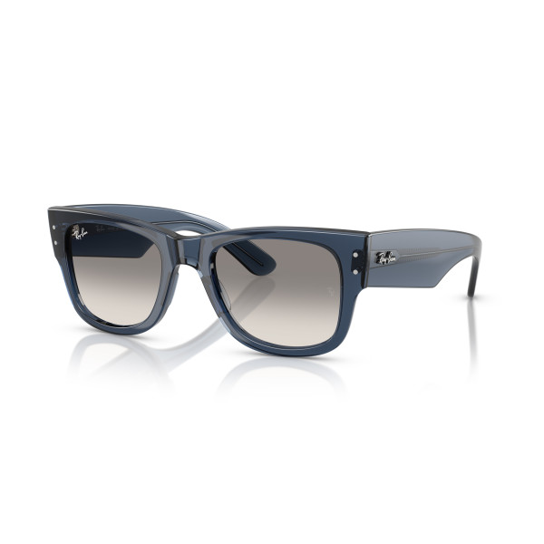Ray-Ban Mega Wayfarer saulesbrilles | Transparent Dark Grey - Clear Gradient Grey