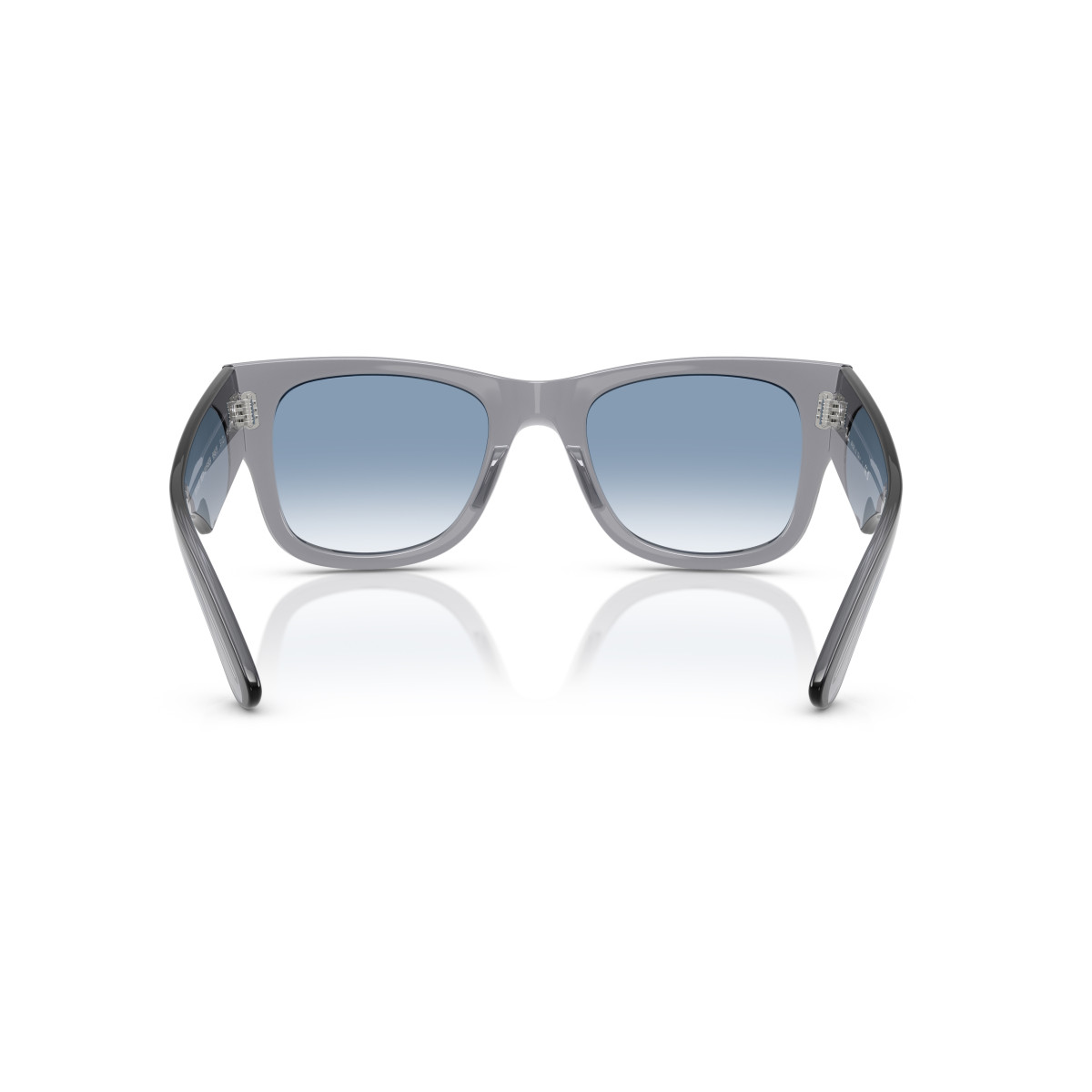 Ray-Ban Mega Wayfarer saulesbrilles | Transparent Grey - Clear Gradient Blue