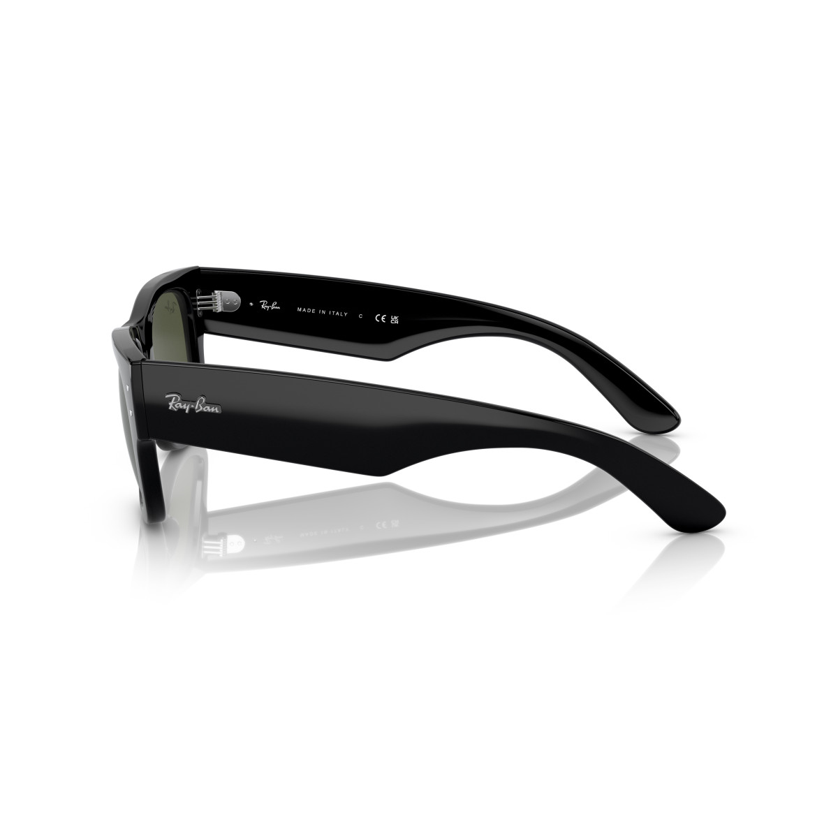 Ray-Ban Mega Wayfarer saulesbrilles | Black - Green