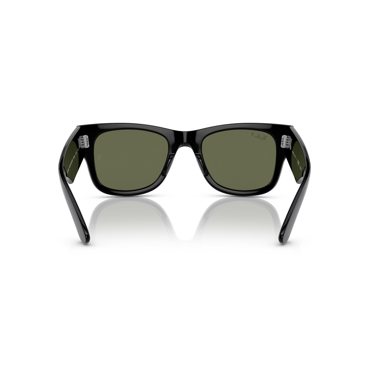 Ray-Ban Mega Wayfarer saulesbrilles | Polarized | Black - Green