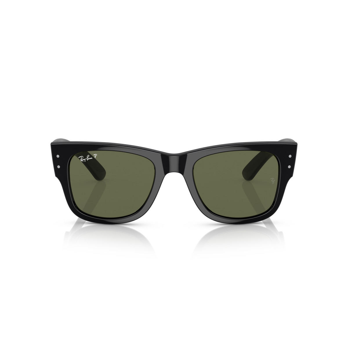 Ray-Ban Mega Wayfarer saulesbrilles | Polarized | Black - Green