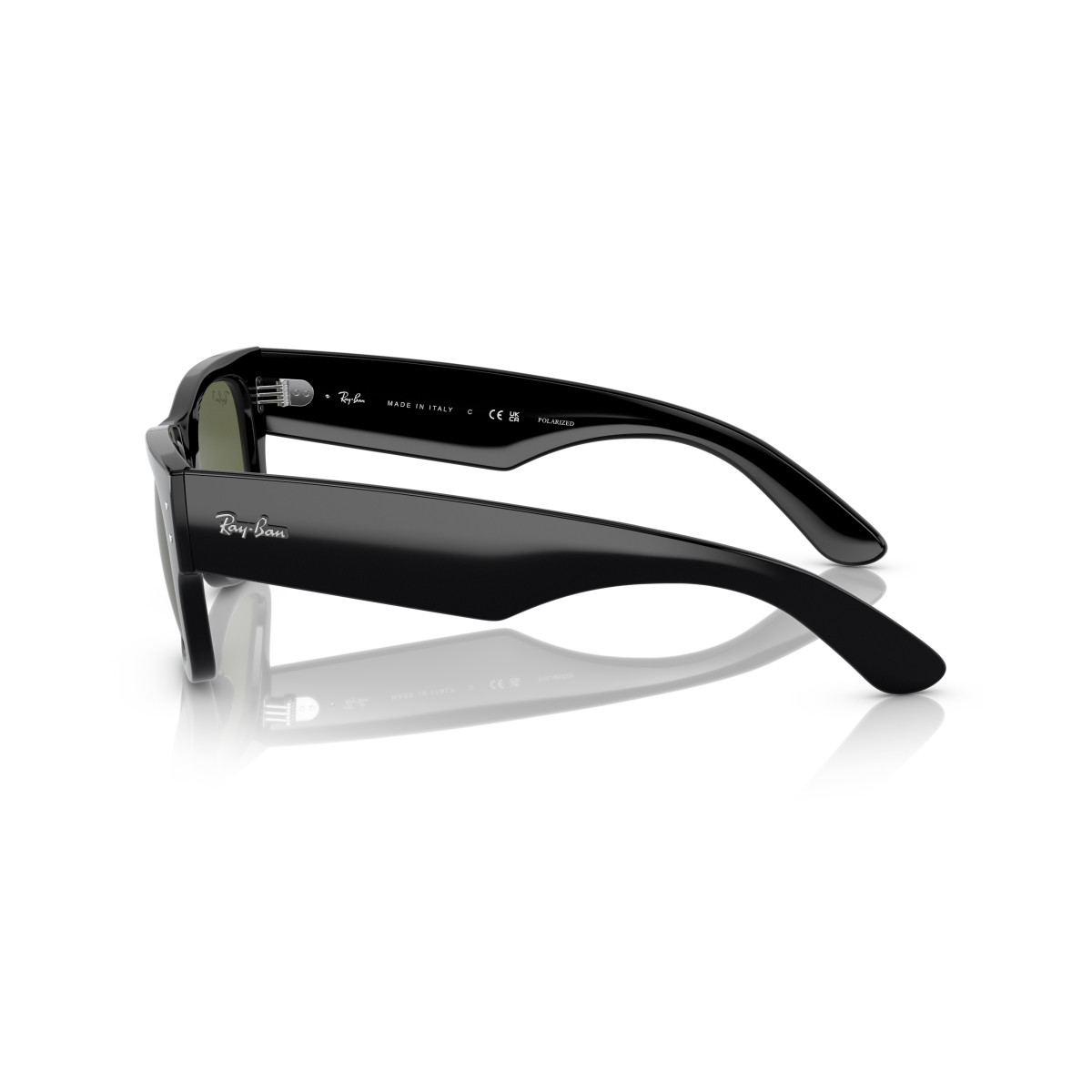 Ray-Ban Mega Wayfarer saulesbrilles | Polarized | Black - Green