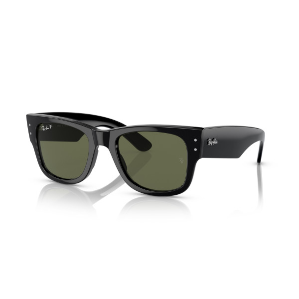 Ray-Ban Mega Wayfarer saulesbrilles | Polarized | Black - Green