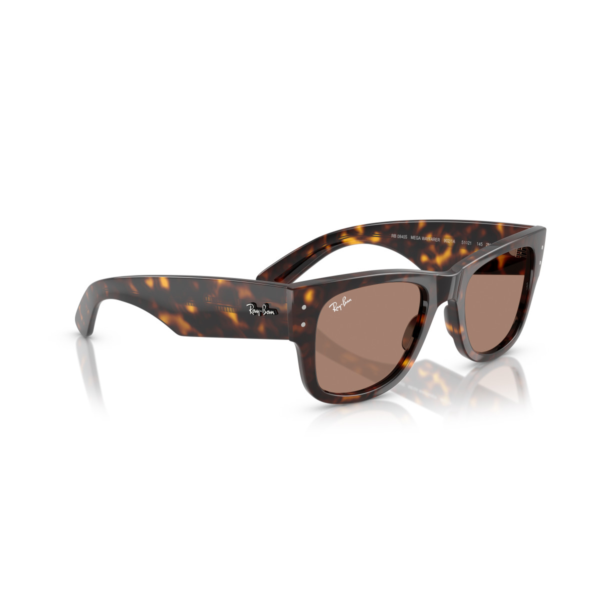 Ray-Ban Mega Wayfarer saulesbrilles | Havana - Light Violet