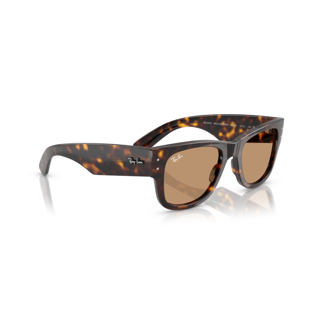 Ray-Ban Mega Wayfarer saulesbrilles | Havana - Brown