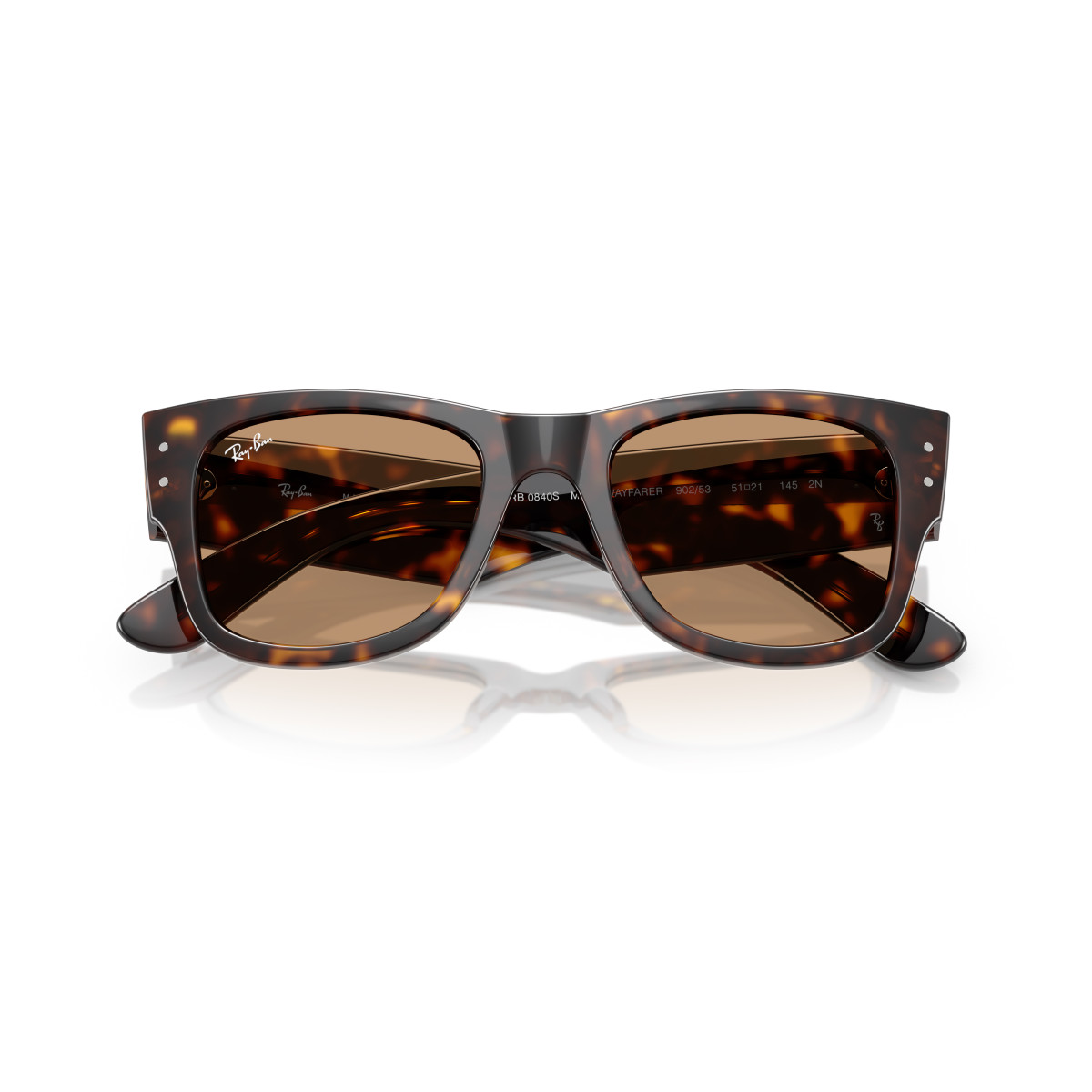 Ray-Ban Mega Wayfarer saulesbrilles | Havana - Brown