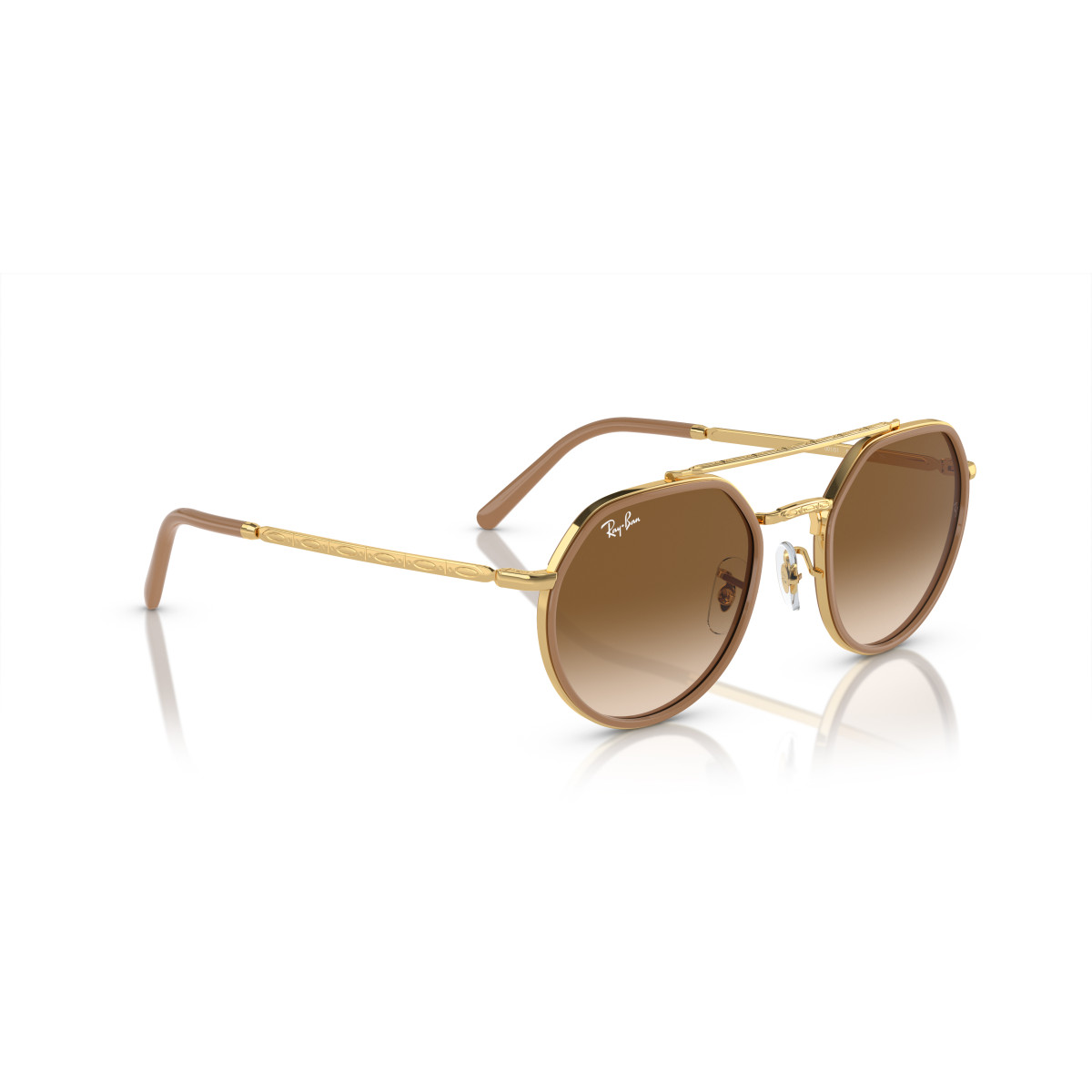 Ray-Ban RB3765 saulesbrilles | Arista Gold - Light Brown