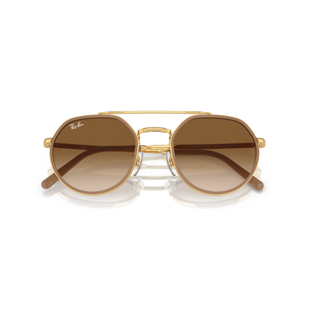 Ray-Ban RB3765 saulesbrilles | Arista Gold - Light Brown