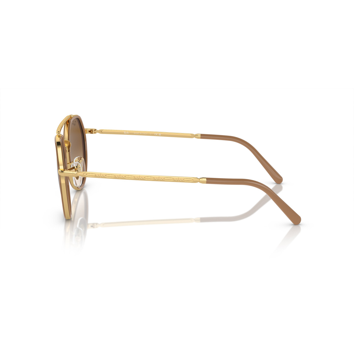 Ray-Ban RB3765 saulesbrilles | Arista Gold - Light Brown