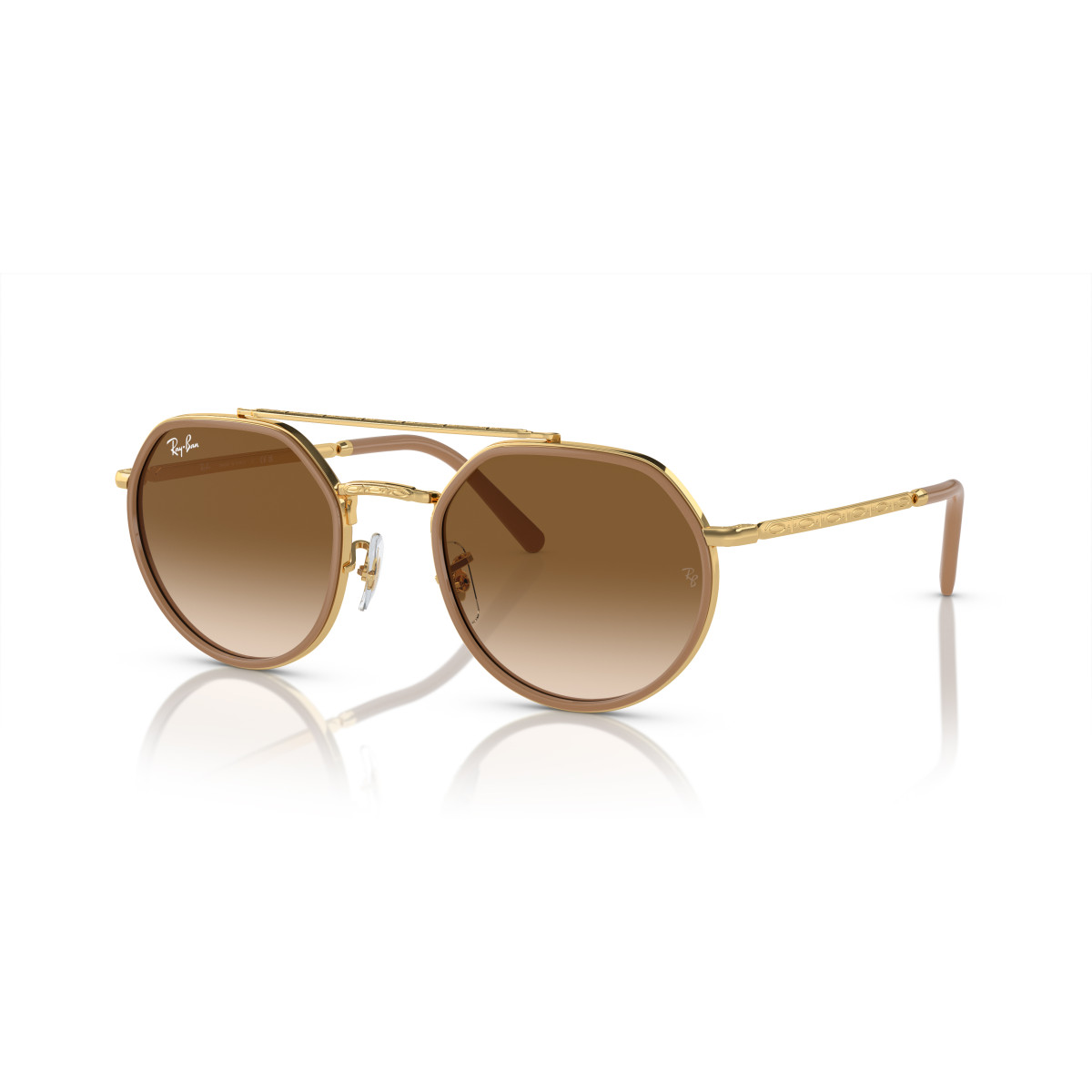 Ray-Ban RB3765 saulesbrilles | Arista Gold - Light Brown