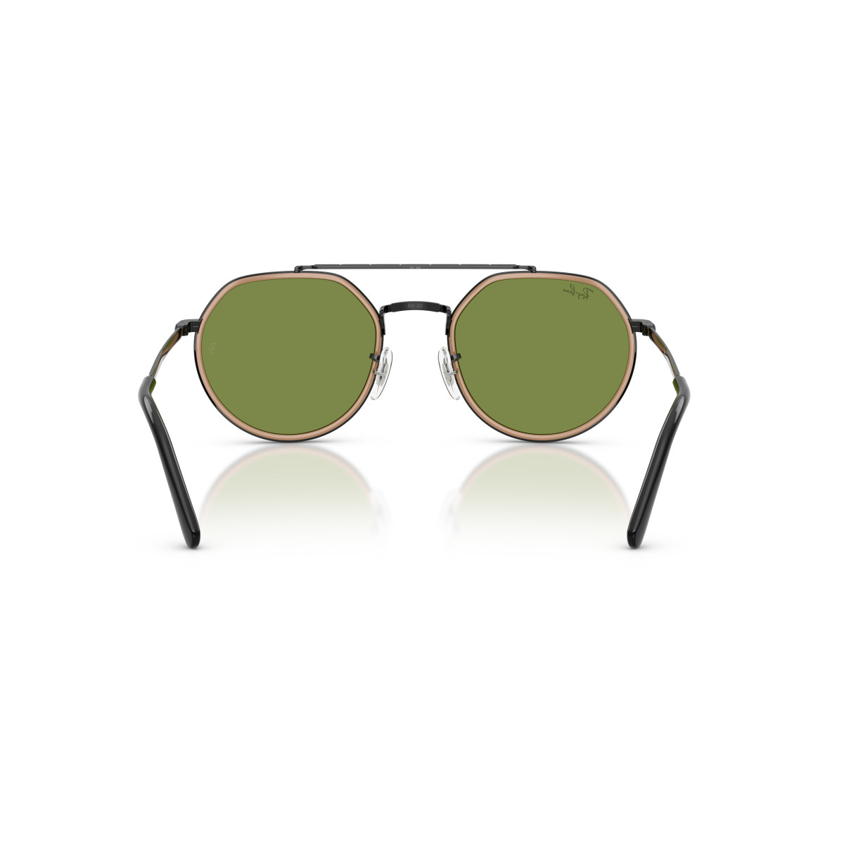 Ray-Ban RB3765 saulesbrilles | Black - Green