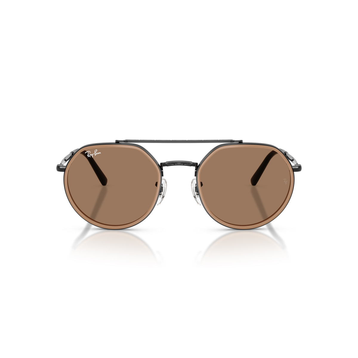 Ray-Ban RB3765 saulesbrilles | Black - Brown