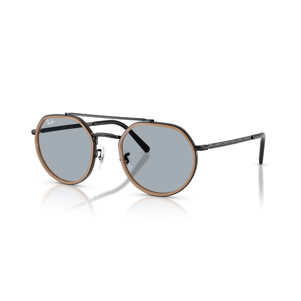 Ray-Ban RB3765 saulesbrilles | Black - Blue